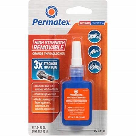 Permatex Thread Lckr Hybrid Orng 25210